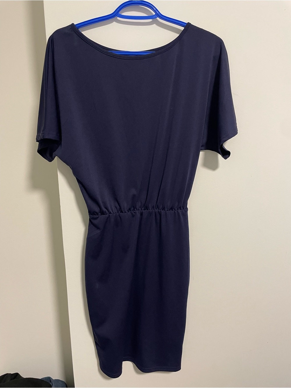 60 Classic Navy Short Sleeve Dress